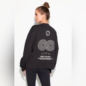 NWOT Spiritual Gangster Harmony La Brea Crew Sweatshirt Small